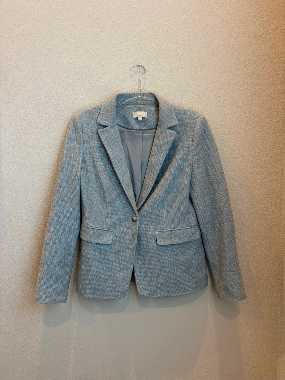 Ann Taylor Loft Herringbone Blazer Size 6